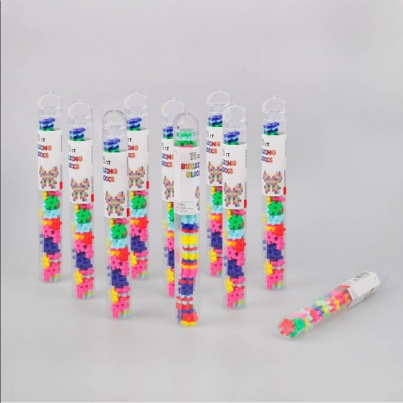 10 tubes Hashtag Building blocks 72 count Target Bullseye Playground - Picture 3 of 5